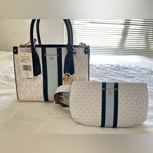 Michale Kors Maple Small Satchel Purse and Waist Bag